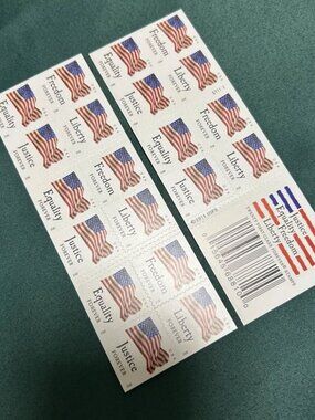 300*20-6000 2011 Forever US Flag Liberty Freedom Justice Equality Stamp